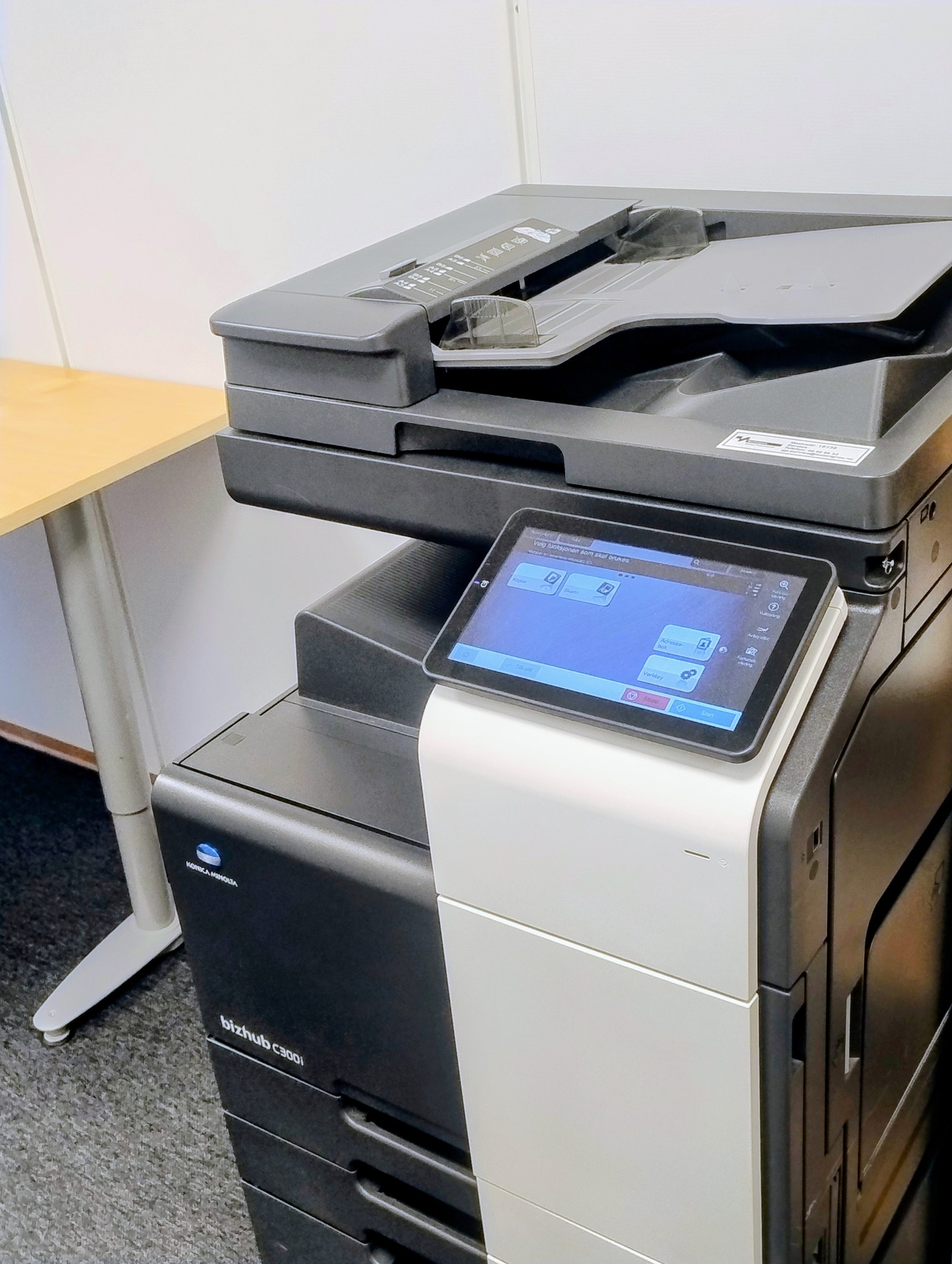 Tilgang til printer/scanner/kopi. Galleribilde