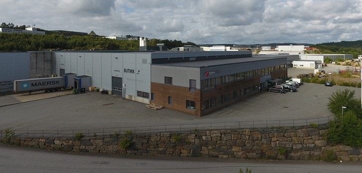 Kontorene ligger i 2. etg. Galleribilde