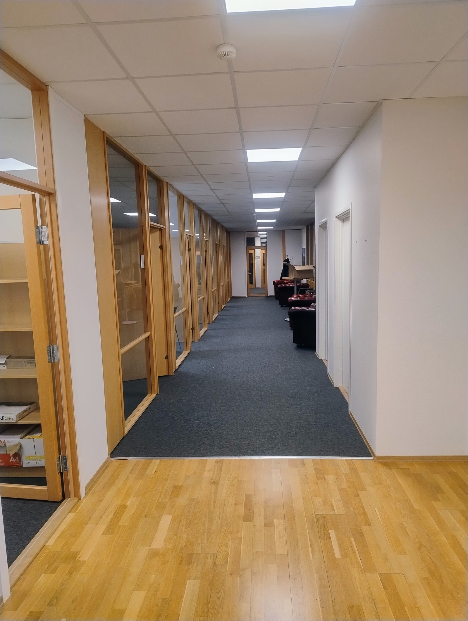 Gang i kontorfløy Galleribilde