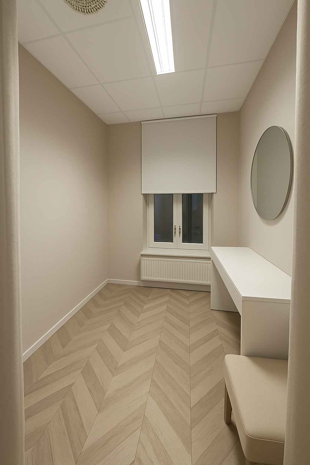 Ett av de avdelte rommene Galleribilde