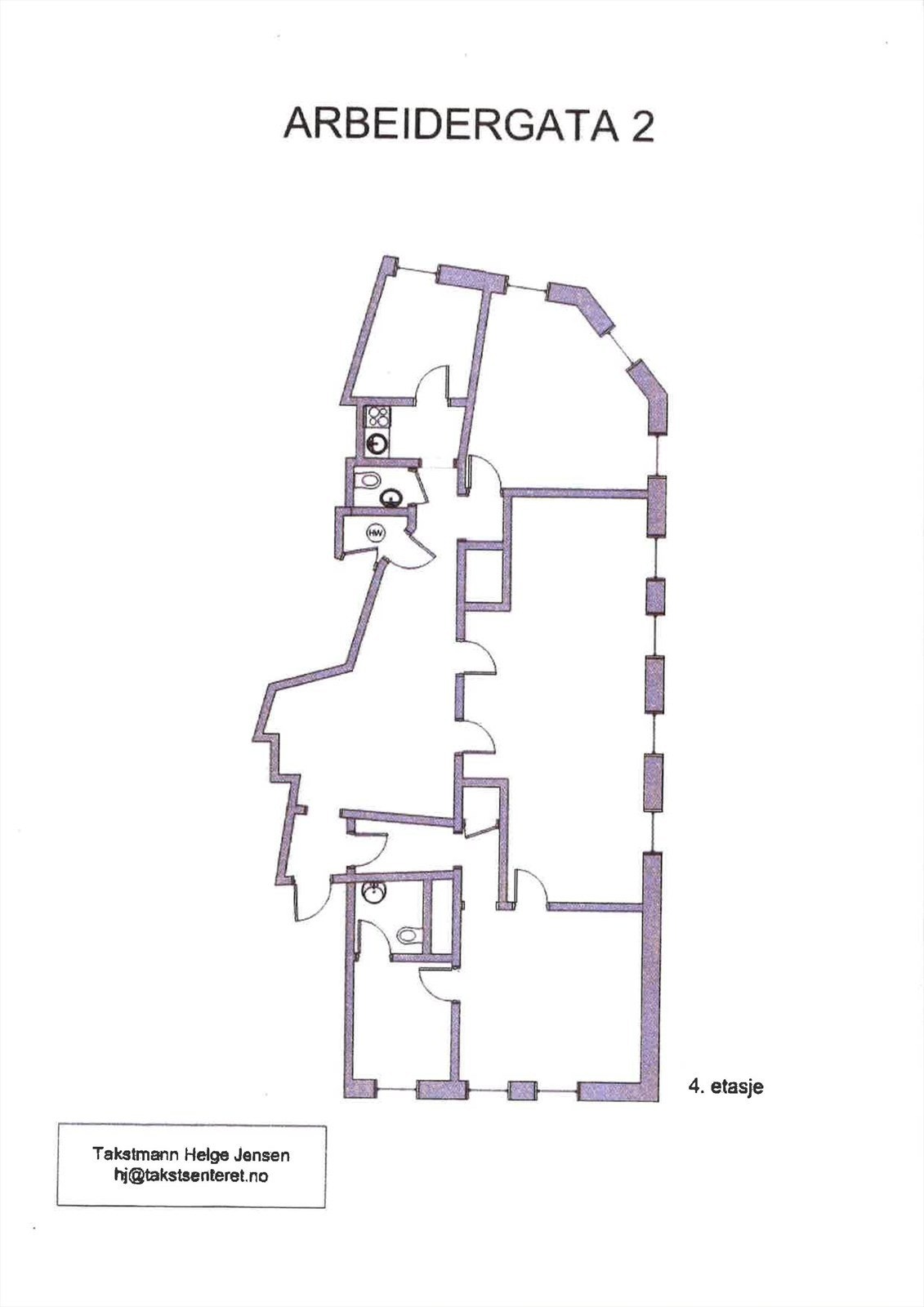 Plantegning Galleribilde