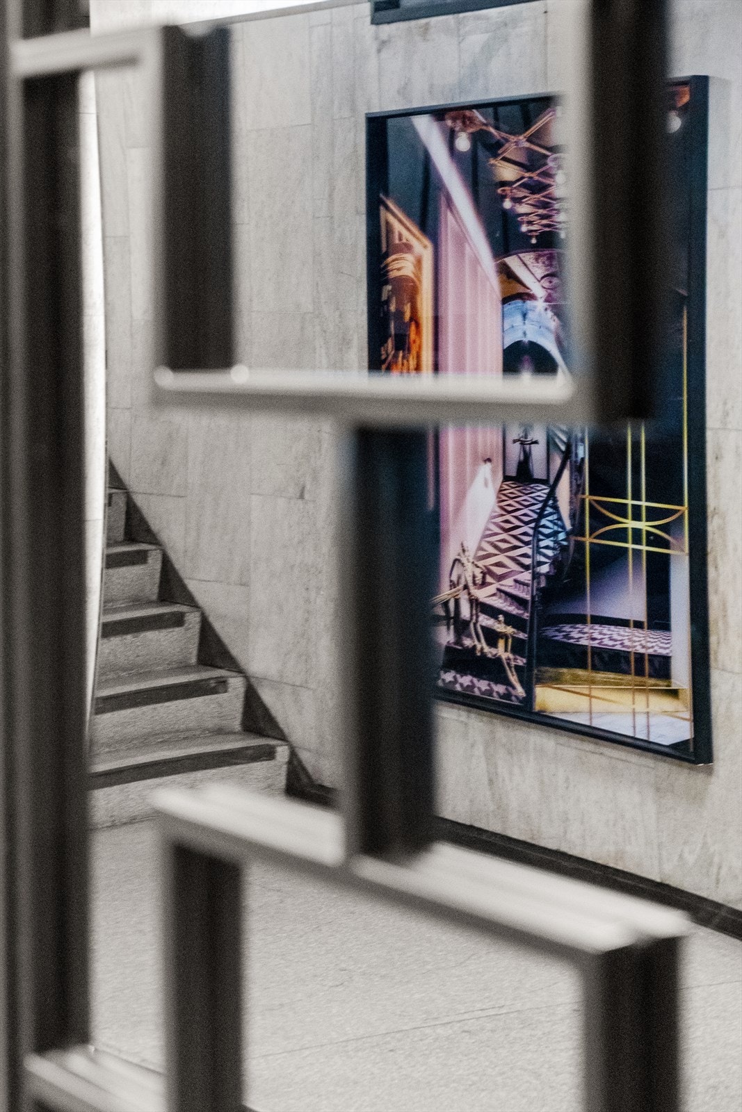 Inngangsparti med utsmykning Galleribilde