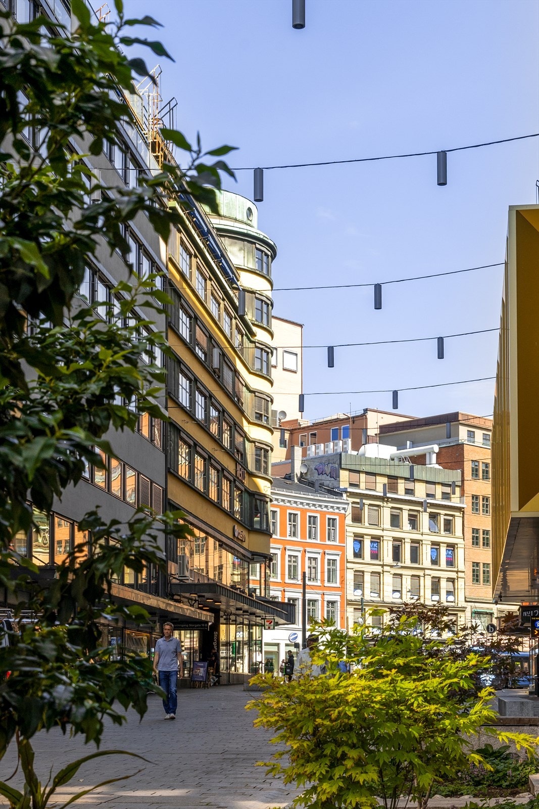 Utsikt opp gaten fra Clarion Hotel the Hub Galleribilde