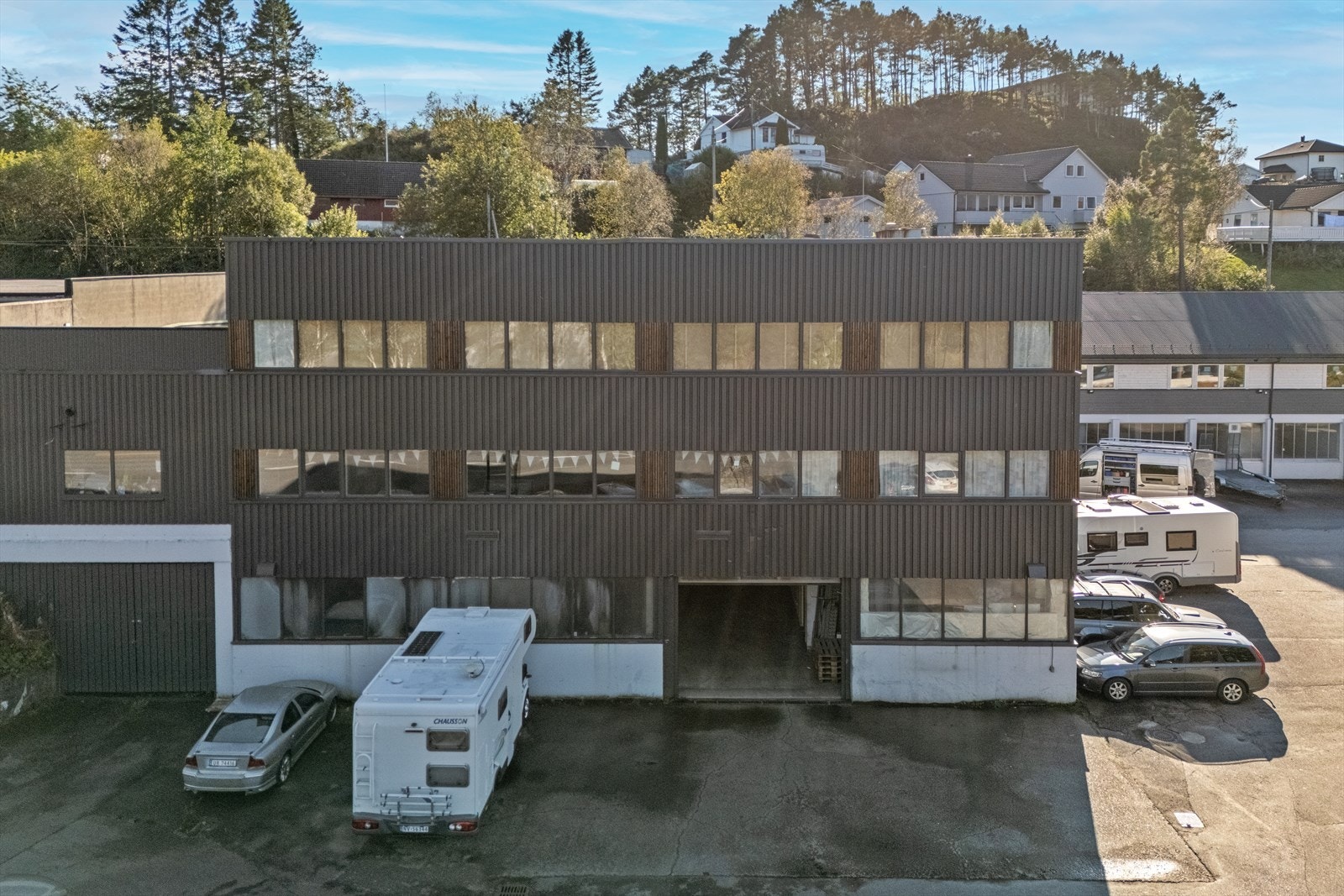 Fløy B med tre seksjoner (1 seksjon i hver etasje) Galleribilde