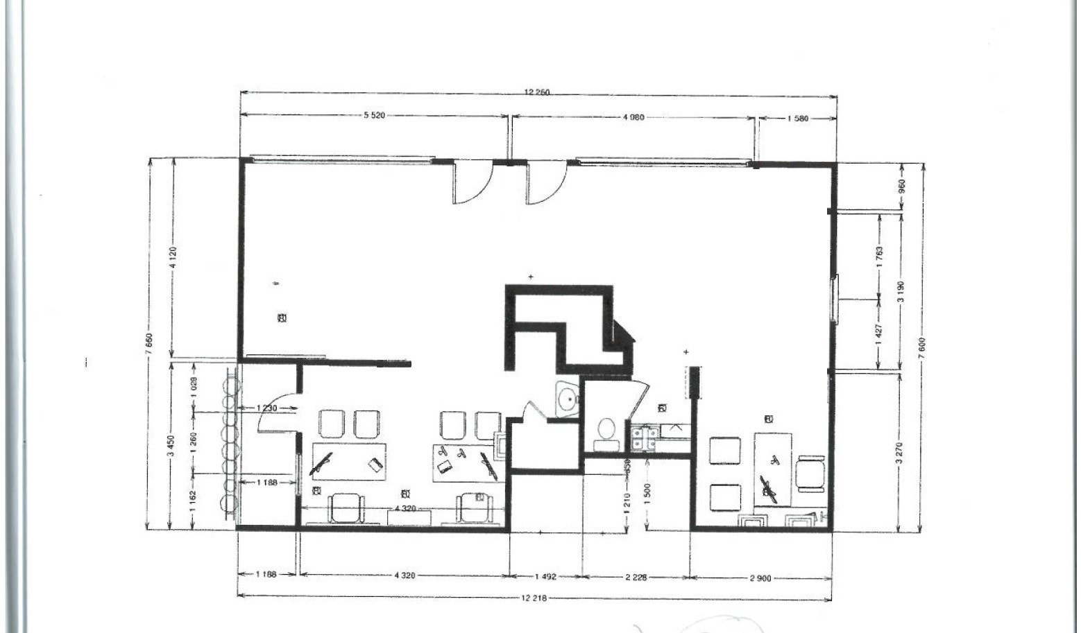 Planskisse Galleribilde