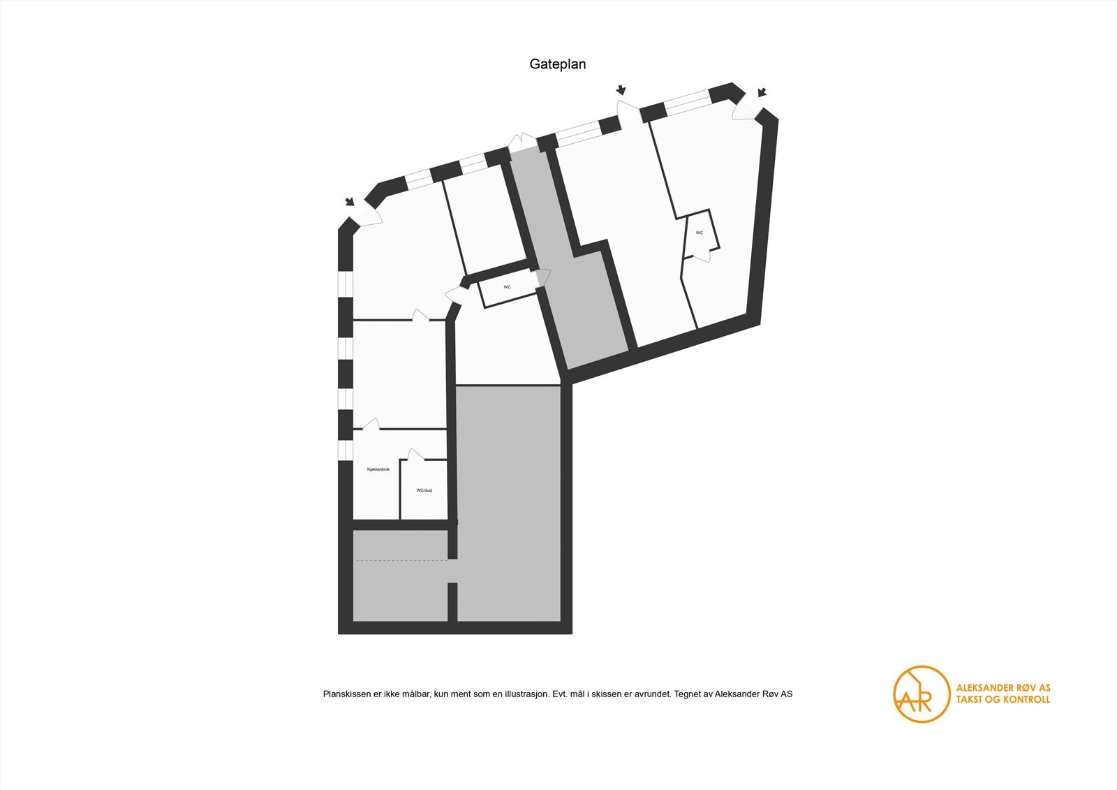 Plantegning. Galleribilde