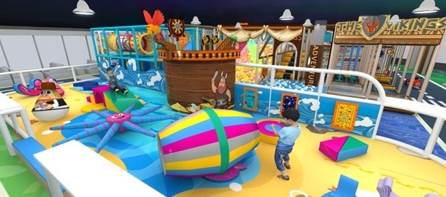 Innendørs Lekeland 2 - illustrasjon Galleribilde