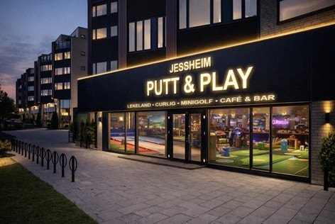 Aktivitet senter - illustrasjon fasade Galleribilde