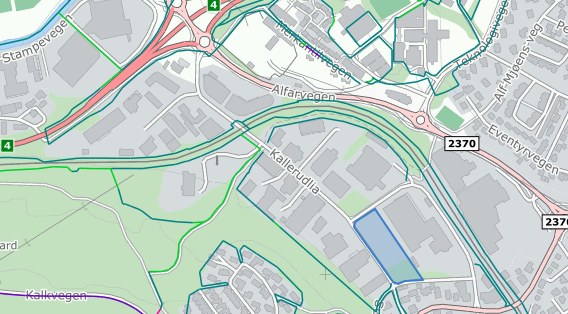 Kart nærområde Galleribilde