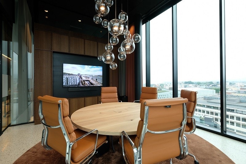 Møterom med plass til 6 personer og flott utsikt. Galleribilde