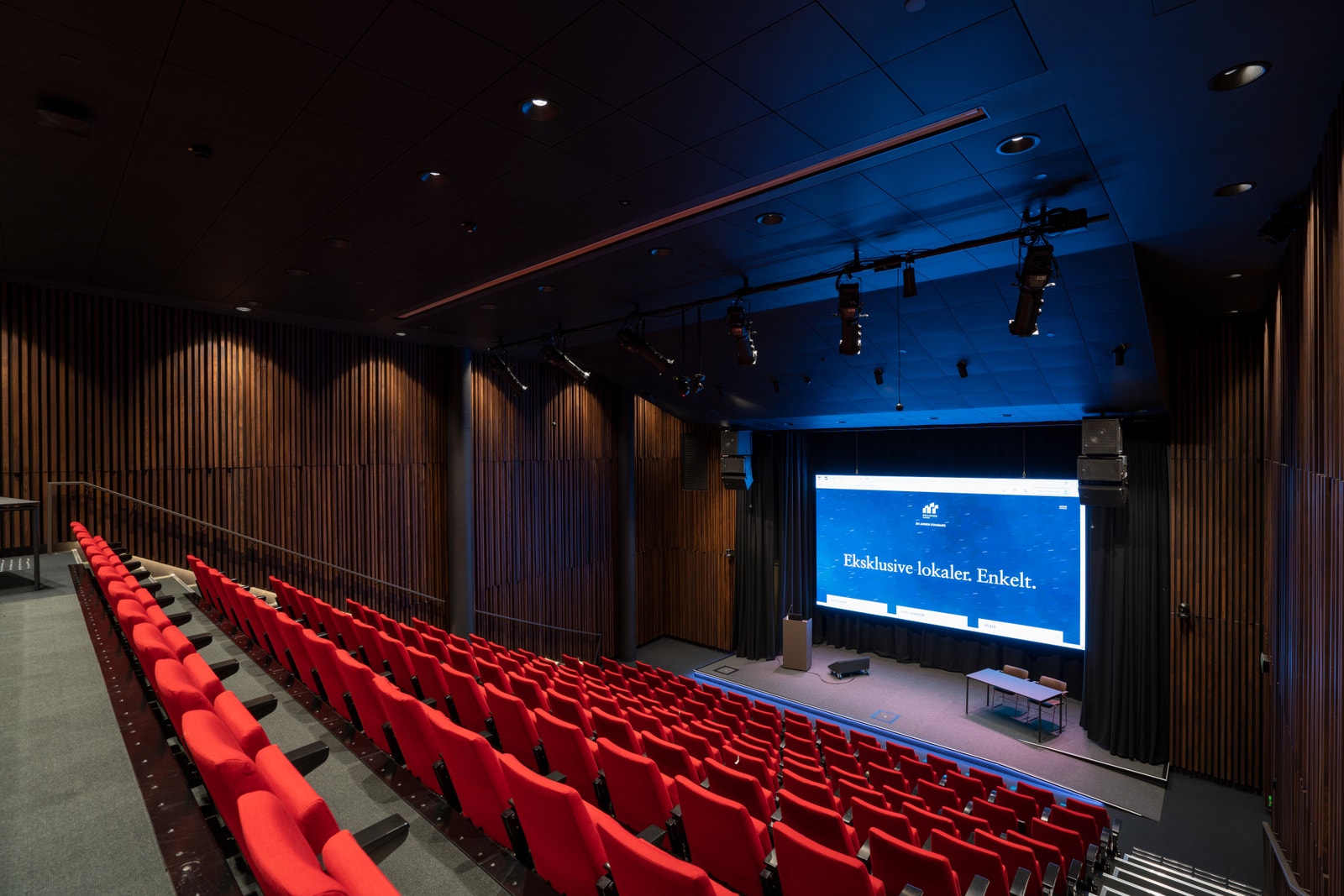 Auditorium med plass til 150 personer. Galleribilde
