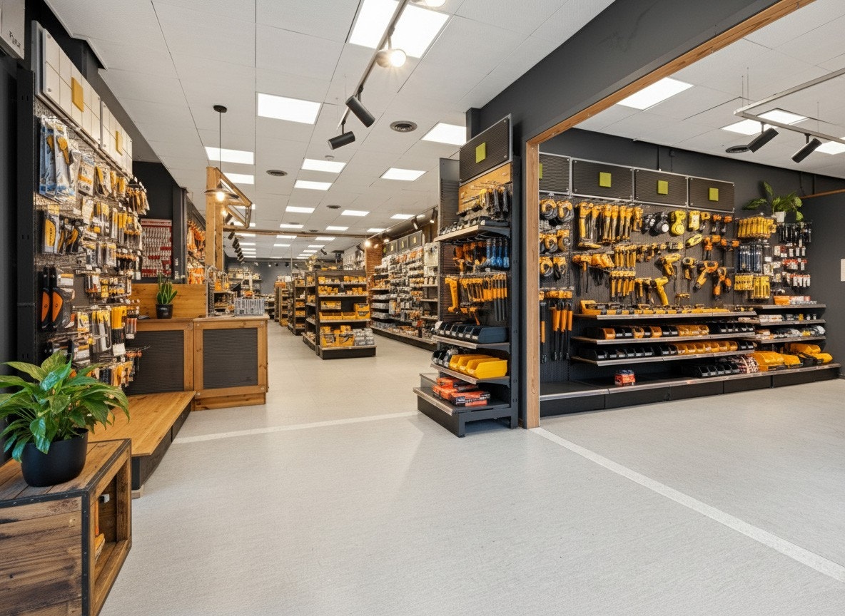 Dette bilde er digitalt stylet for å hvis hvordan lokalet kan se ut med full drift. Nå er lokalet tomt og ledig for kjøper. Galleribilde