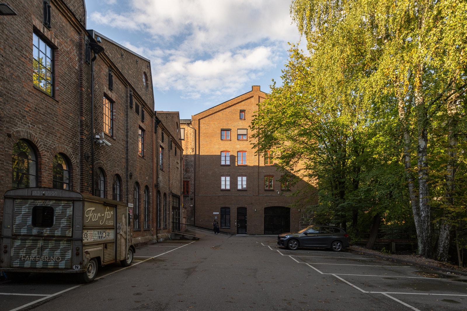Inngang fra åpen plass mot Akerselva Galleribilde