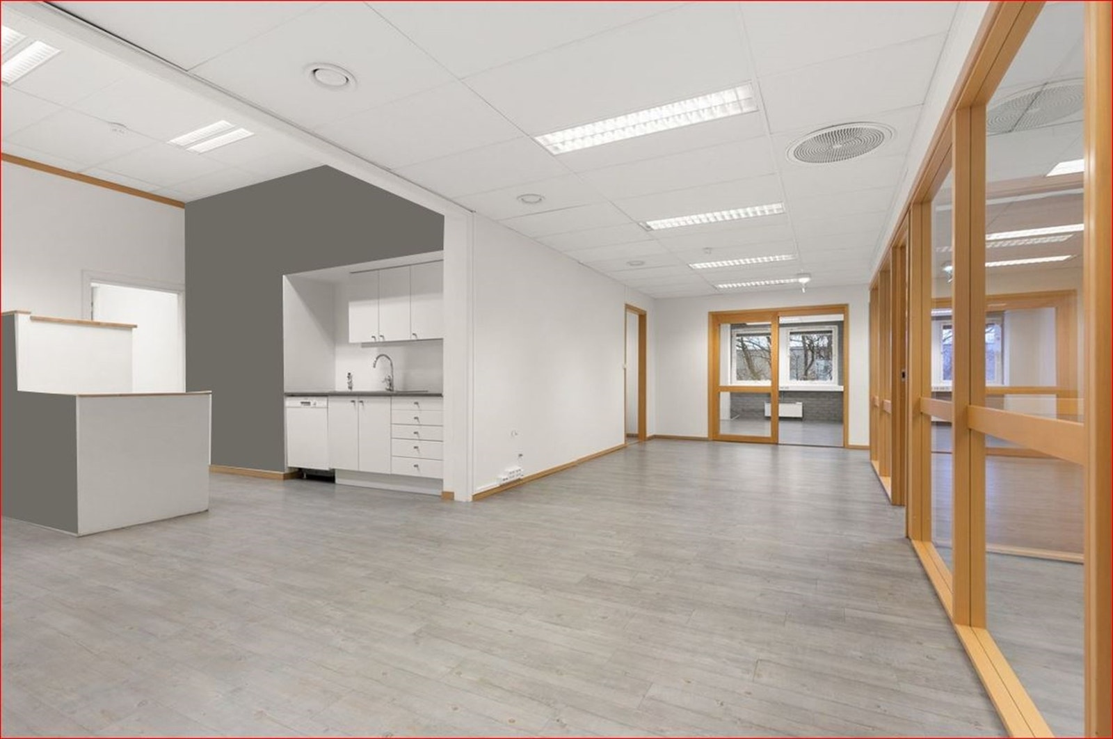 Illustrasjonsbilde, alternativ farge på kjøkken Galleribilde