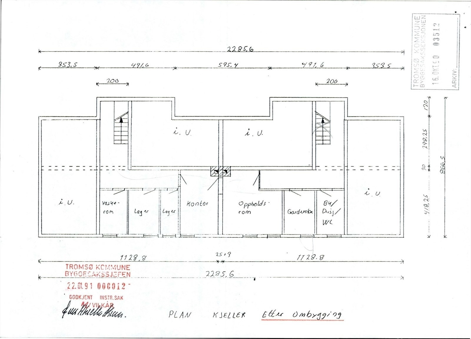 Plantegning Galleribilde