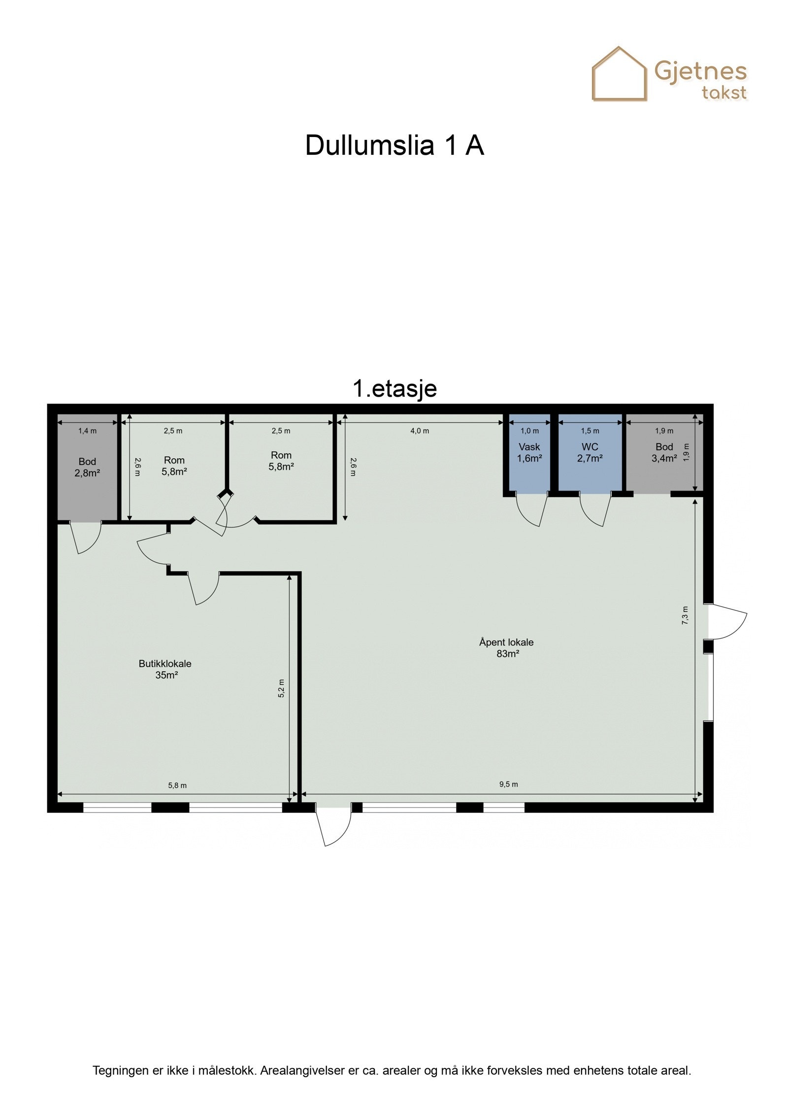 Plantegning Galleribilde