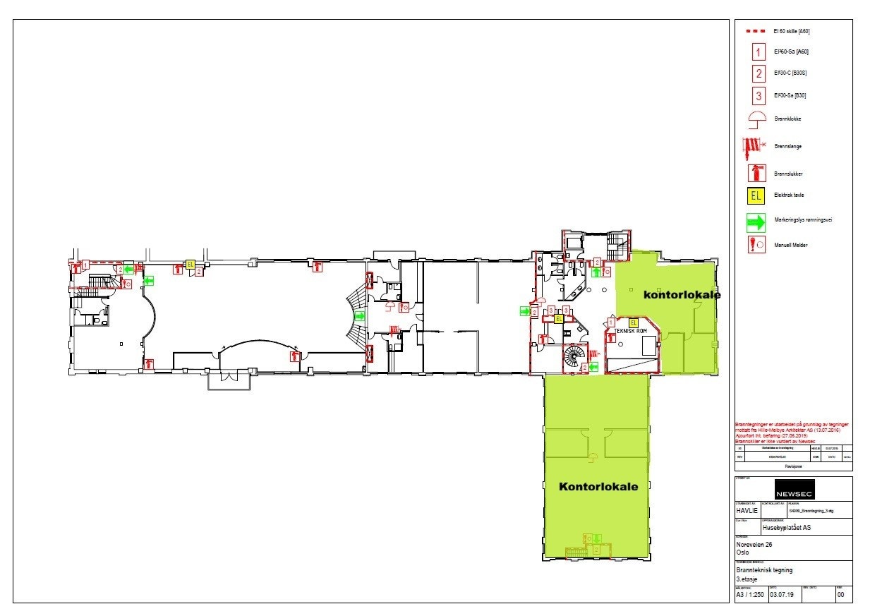 Noreveien 28 Planskisse 3 etg. Galleribilde