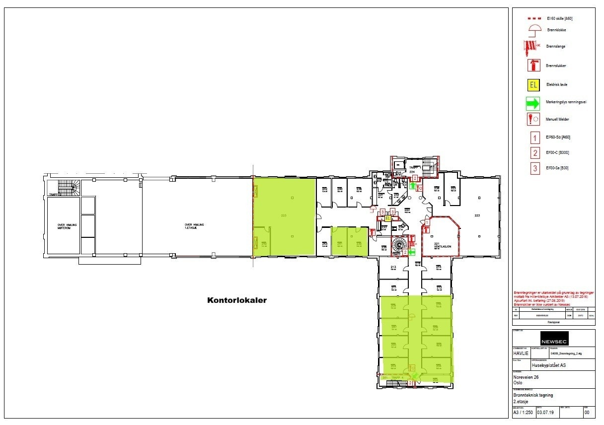Noreveien 28 Planskisse 2 etg. Galleribilde