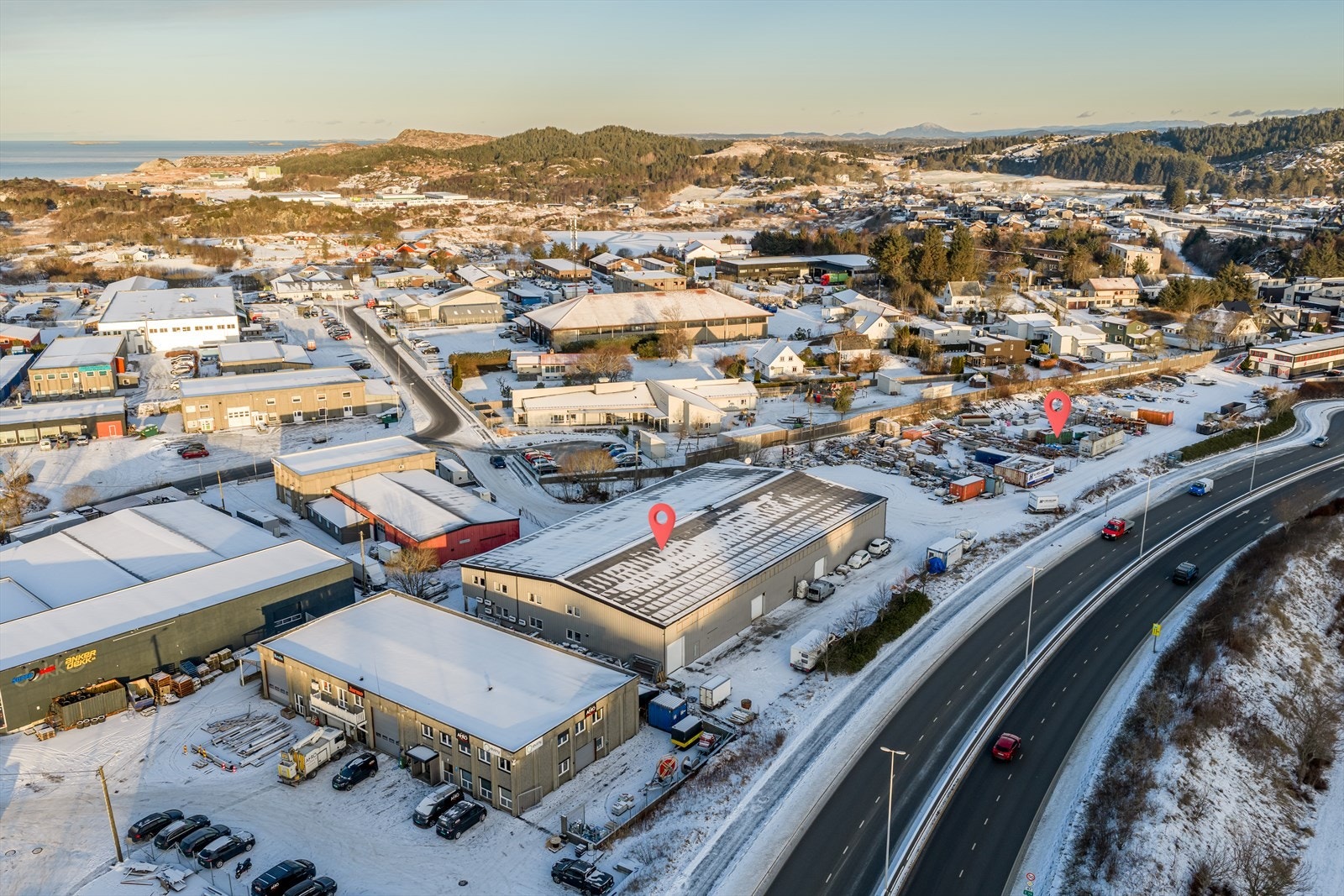 Stort næringsbygg på over 2400 kvadratmeter Galleribilde