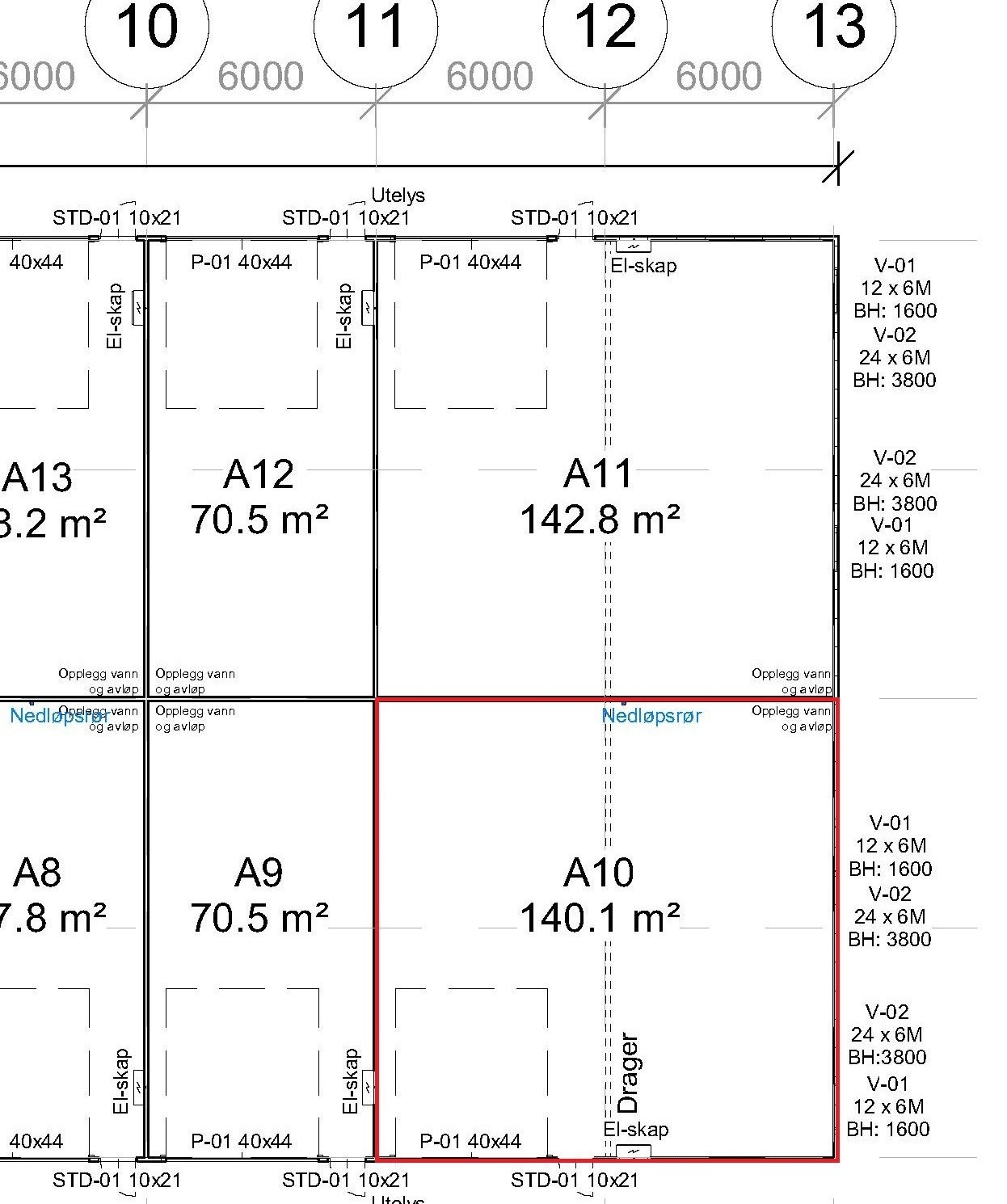 Plantegning Galleribilde