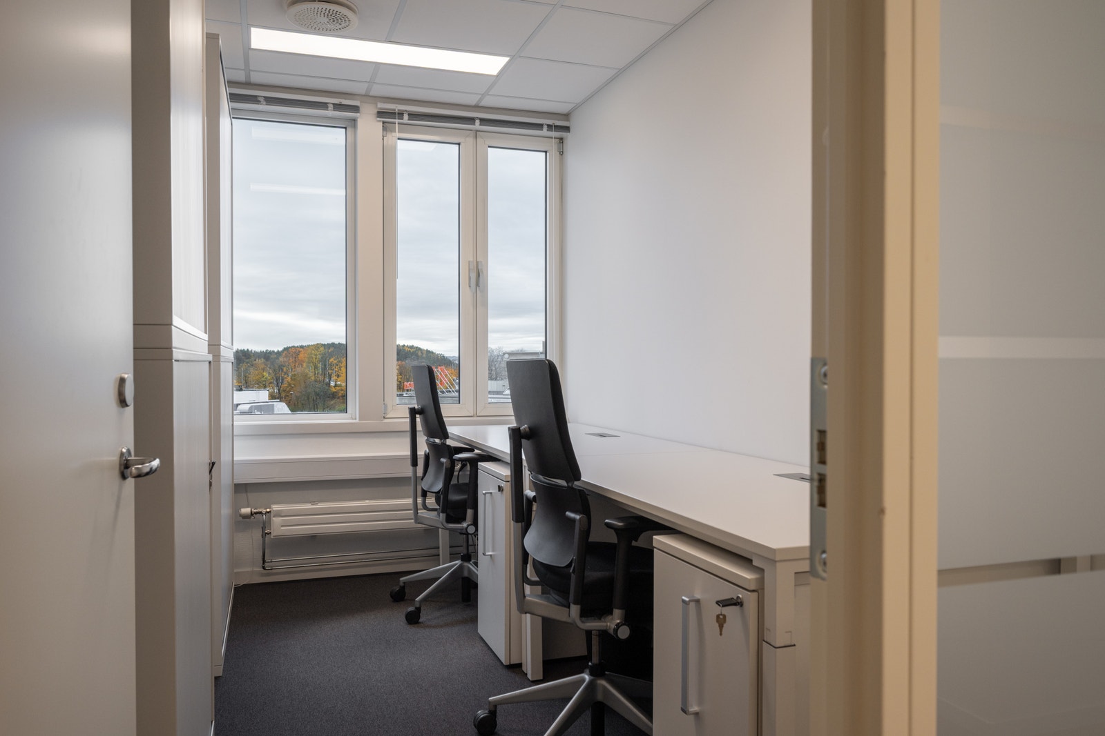 Bilder fra de ledige lokalene i eiendommens toppetasje - Plan 5. Galleribilde