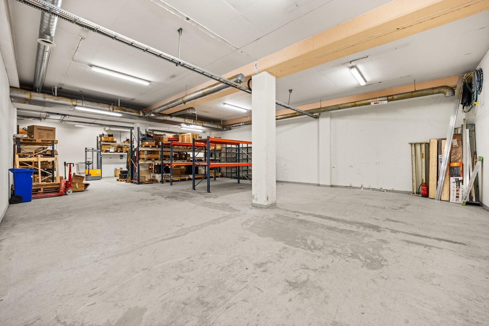 Lager på 250 kvm. Galleribilde