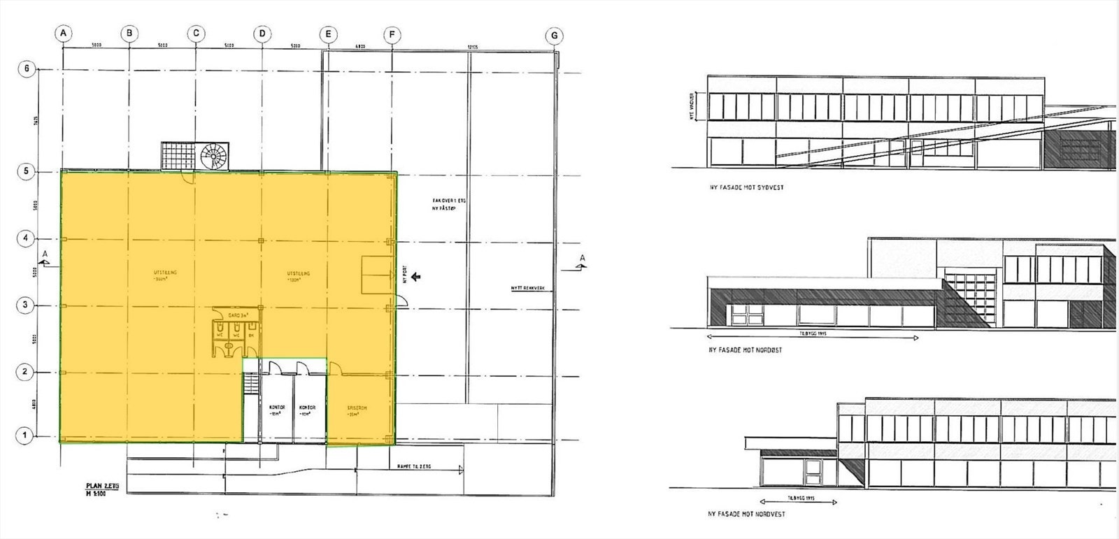 Plantegning 2. etg Galleribilde