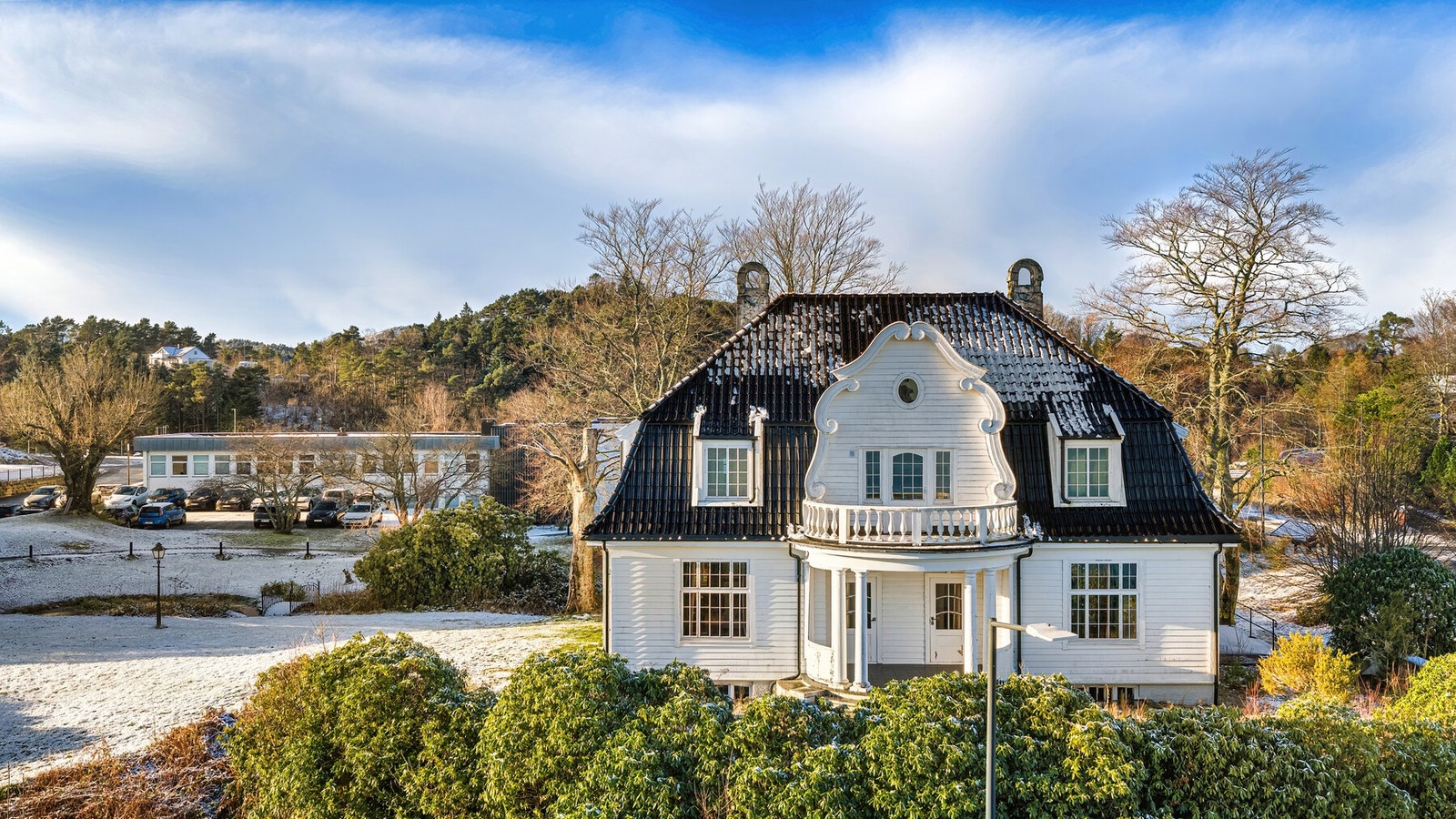 Huset har en arkitektonisk vakker utforming. Galleribilde