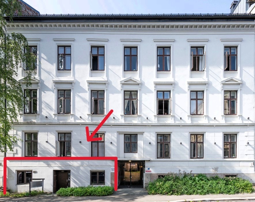 Flott næringslokale til leie i Hansteens gate 5 i Vika. Galleribilde