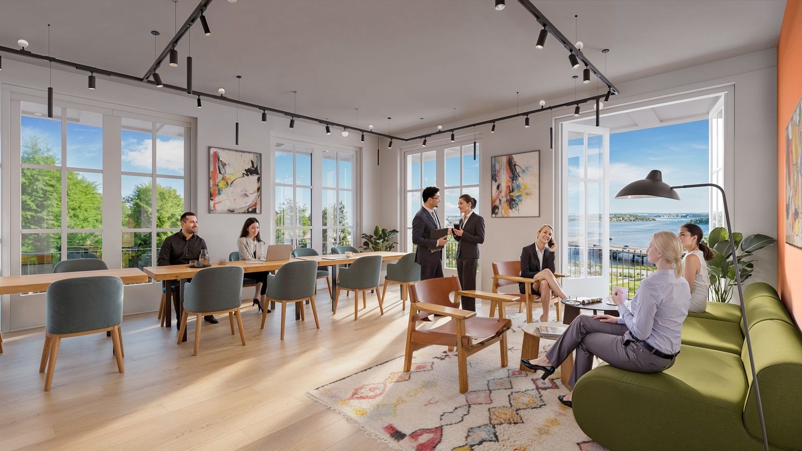 Ønsker du utsikt over Oslofjorden? Eller kanskje Sandvikselva? (Illustrasjon) Galleribilde