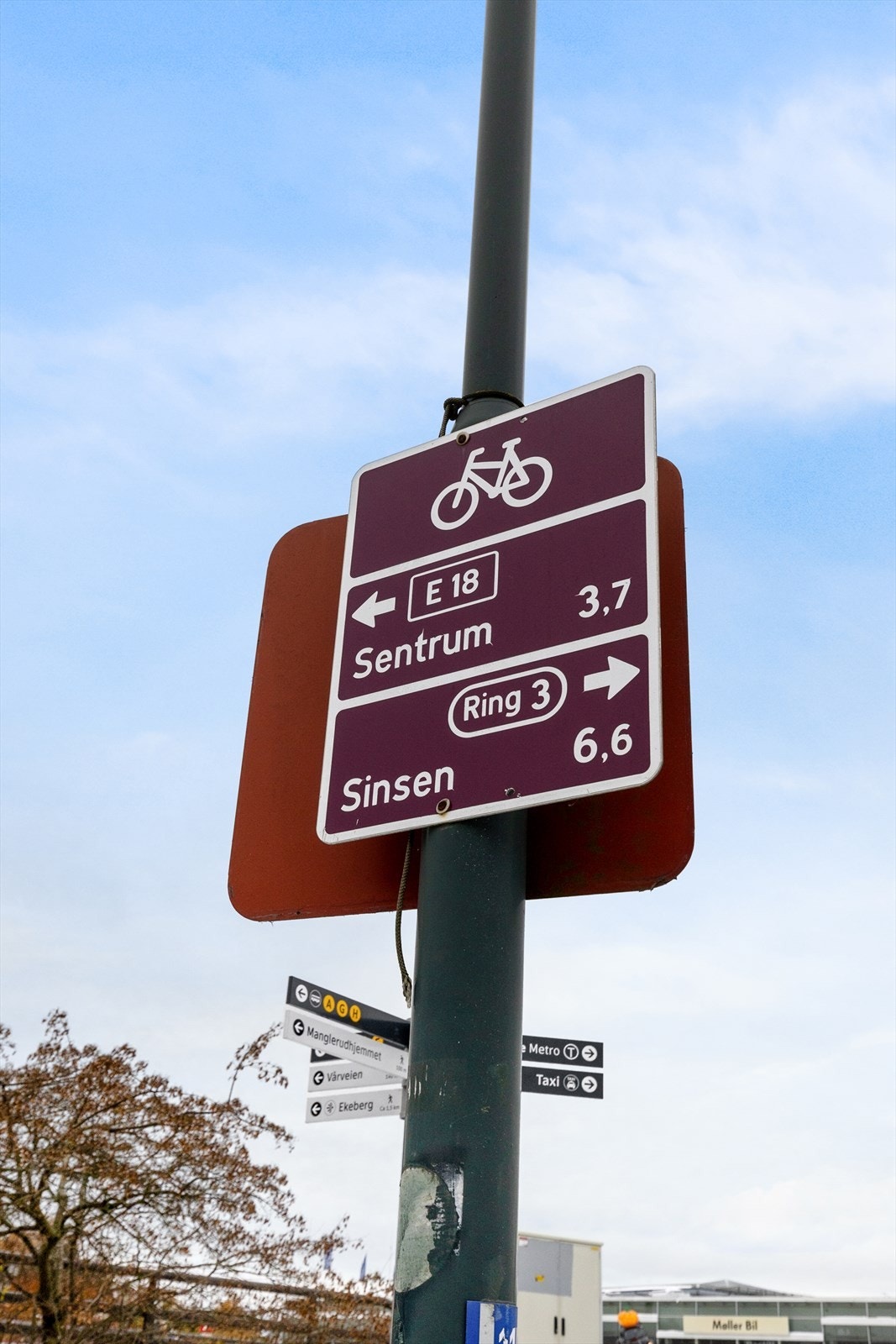 Sykkelstier inn til Sentrum Galleribilde