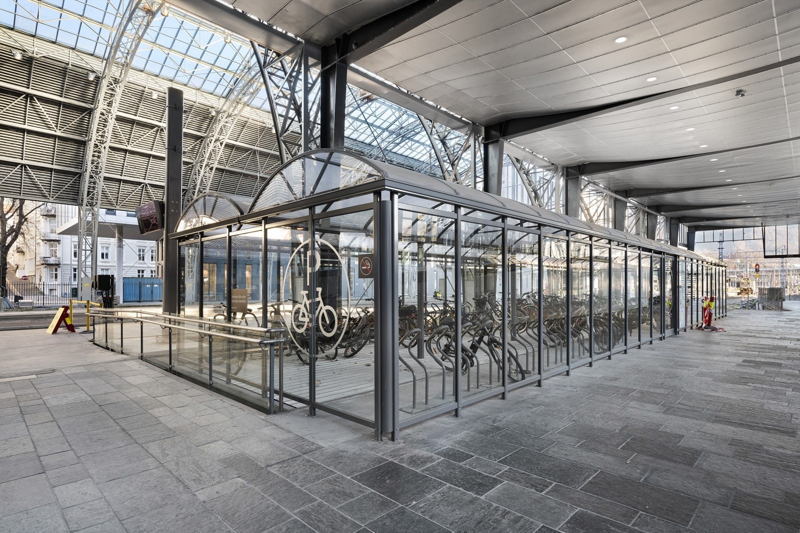 Tilgang til lukket sykkelhotell Galleribilde