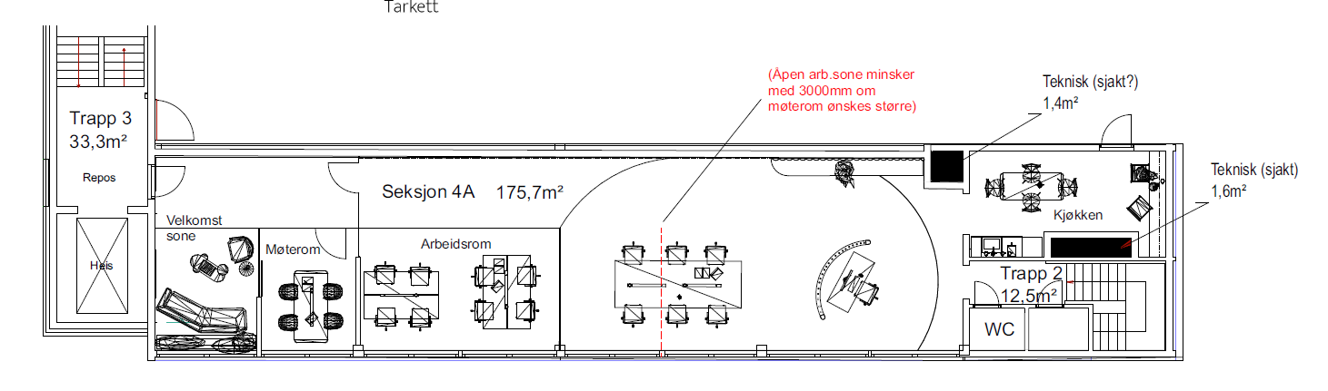 Mulig ny planløsning Galleribilde