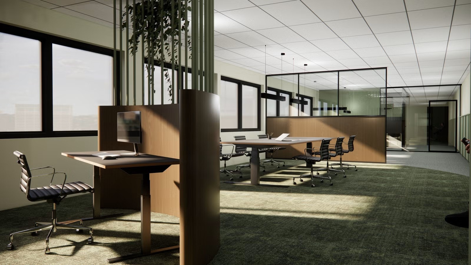 Illustrasjoner av mulig oppusset lokale. Galleribilde