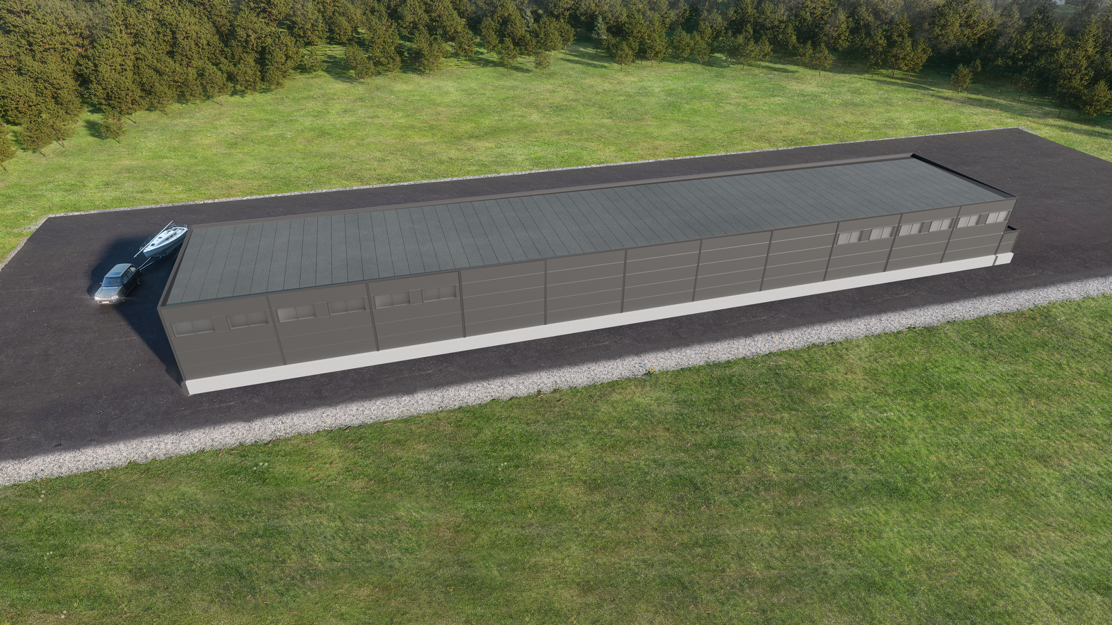 Illustrasjon av prosjektert bygg - bygging vedtatt! Galleribilde