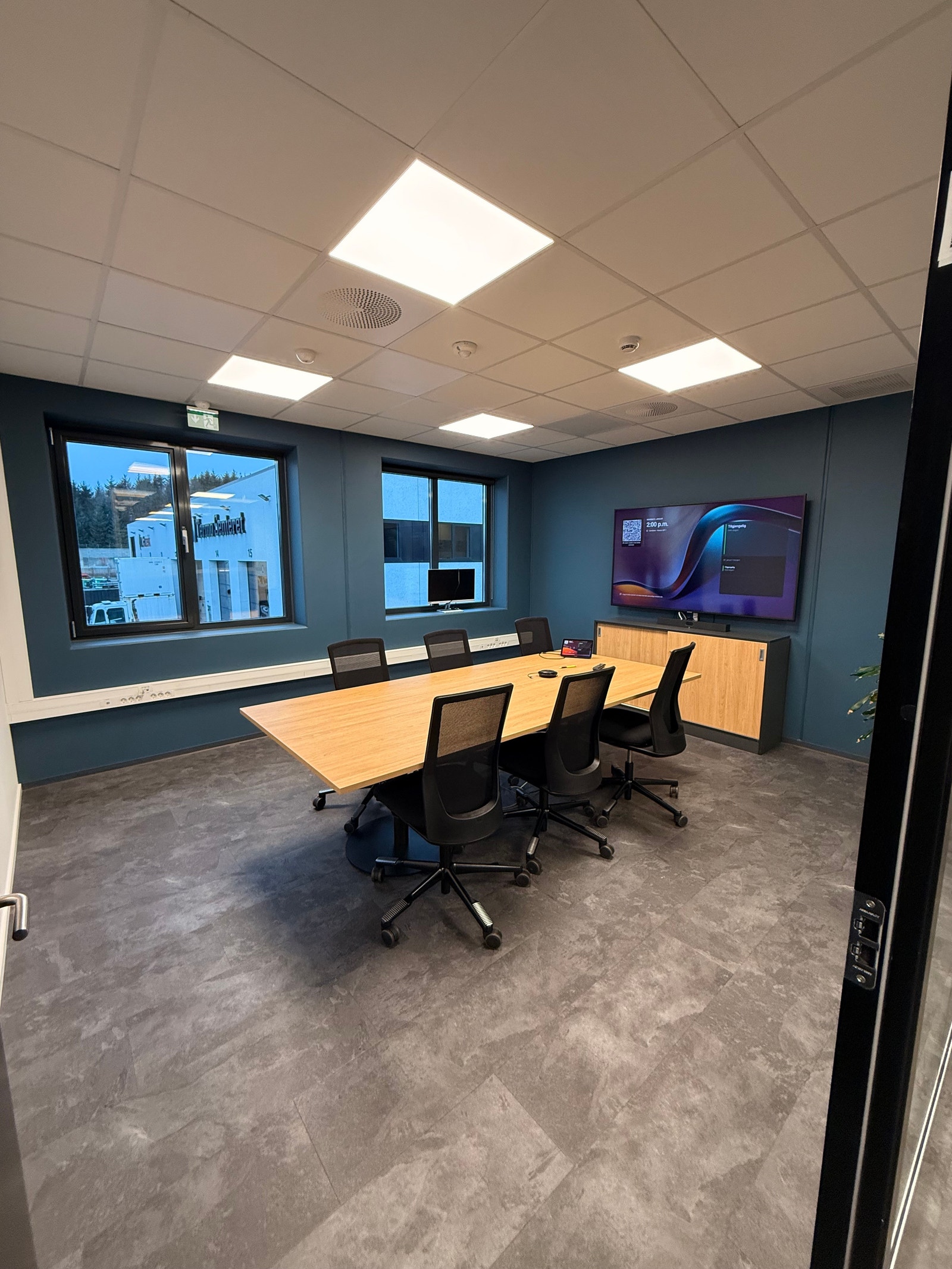 Møterom Blå Galleribilde