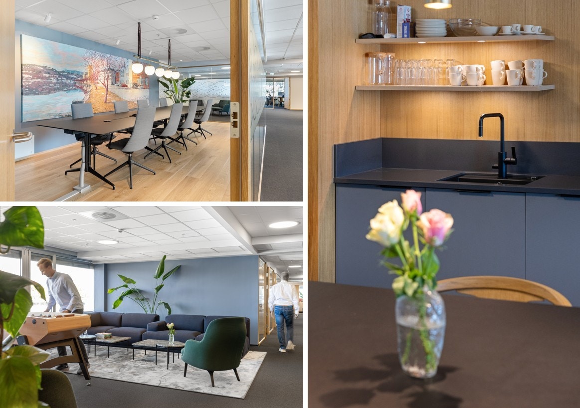 Kontorene er lyse, luftige og har høy fleksibilitet i innredning. Galleribilde