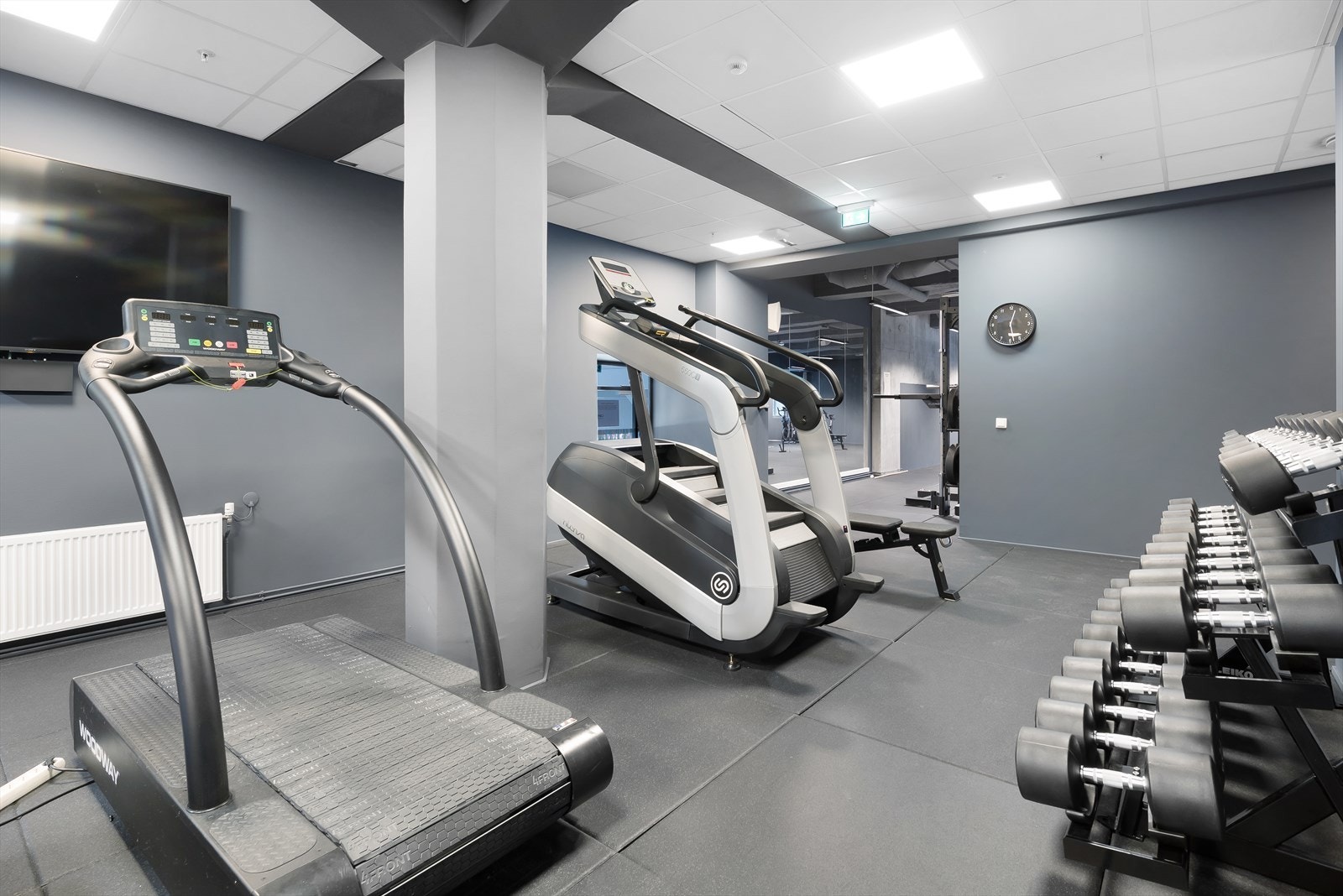 Topp moderne treningsrom, inkludert i leien. Galleribilde