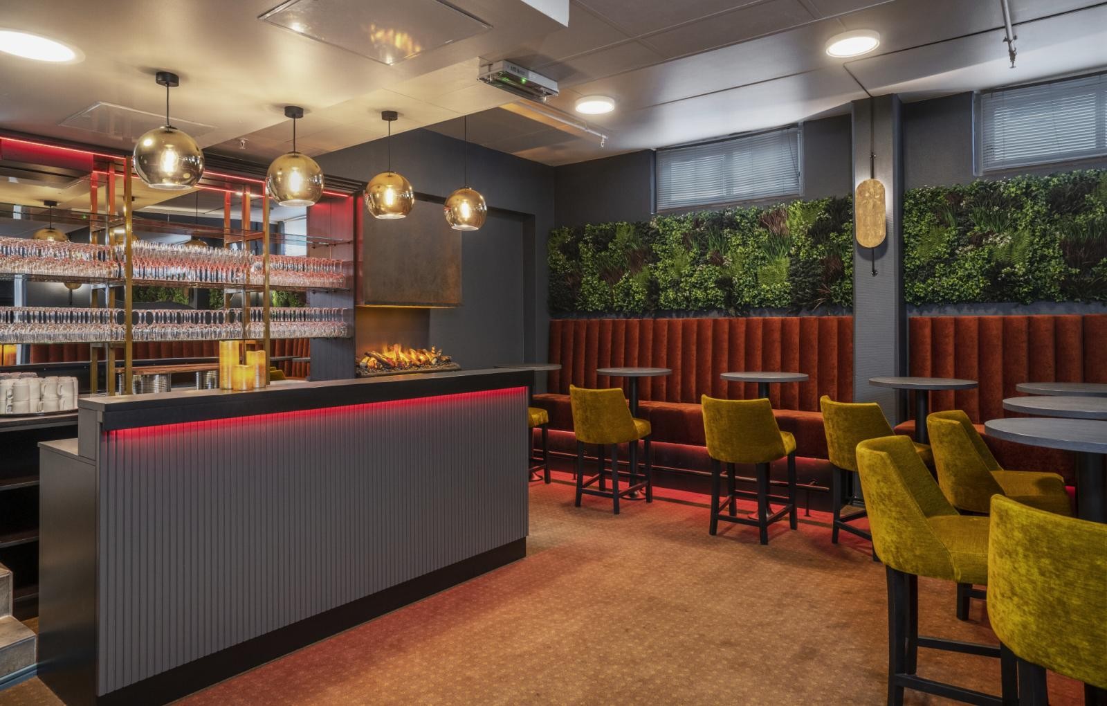 Lounge ved møterom. Galleribilde