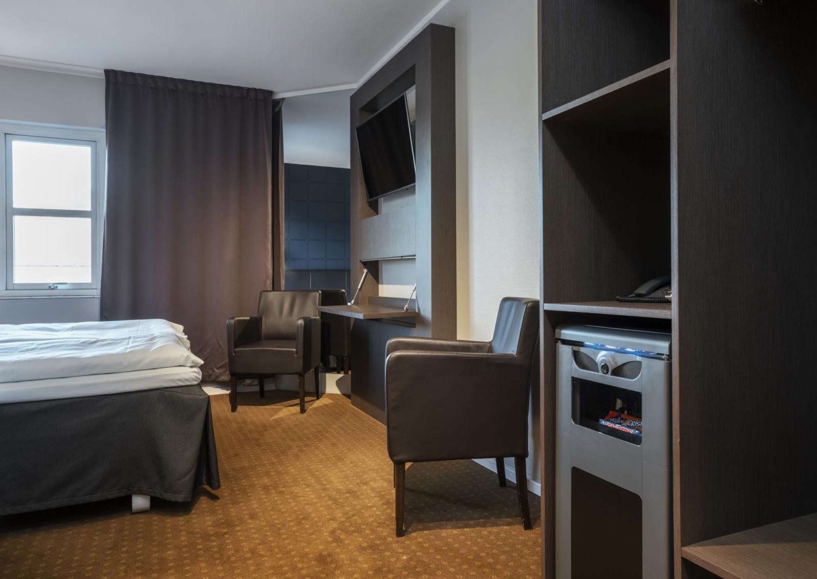 Eksempel på standard dobbelrom. Galleribilde