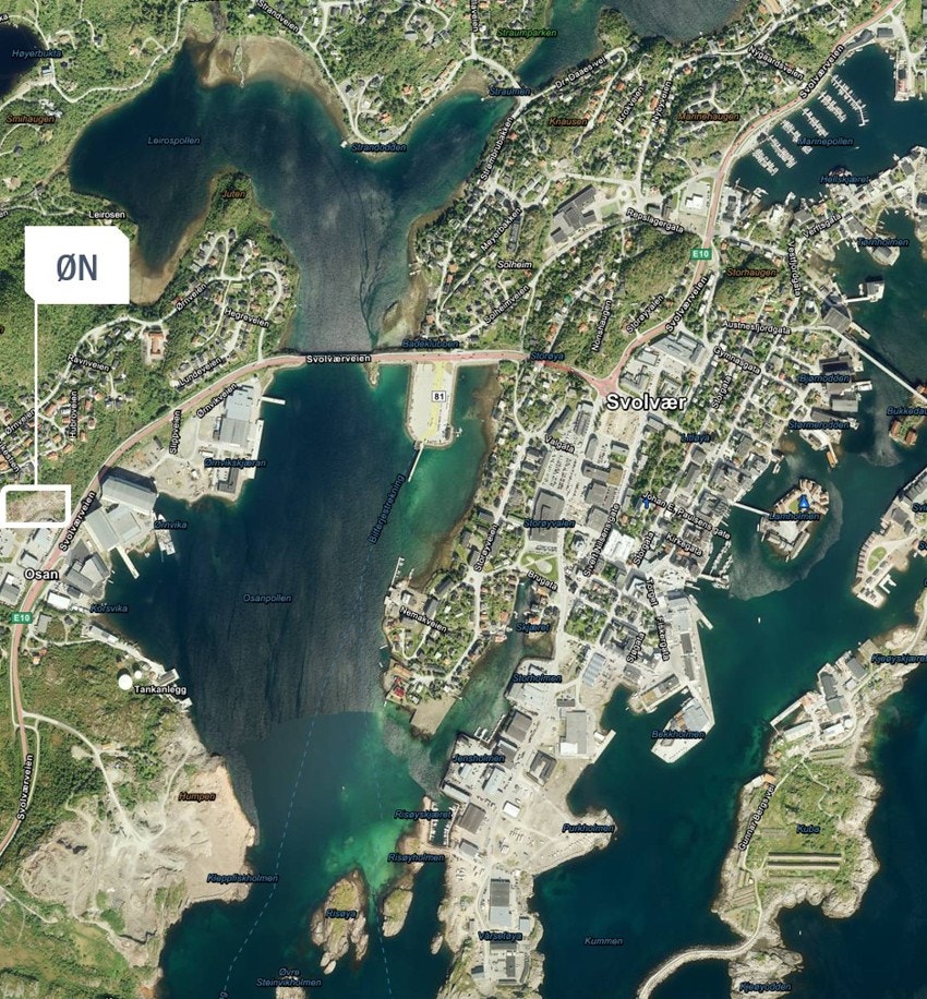 Ørnsletta Næringspark - Beliggenhet. Galleribilde