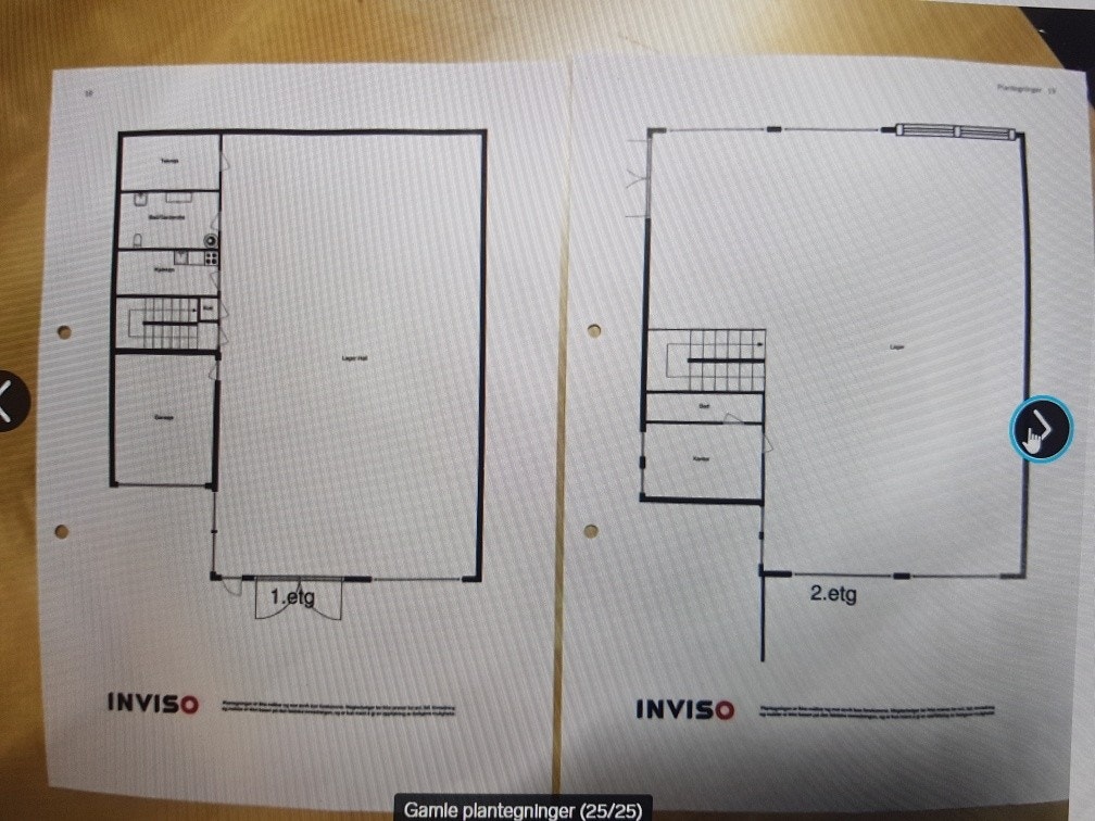 Plantegning 1. og 2.etasje Galleribilde