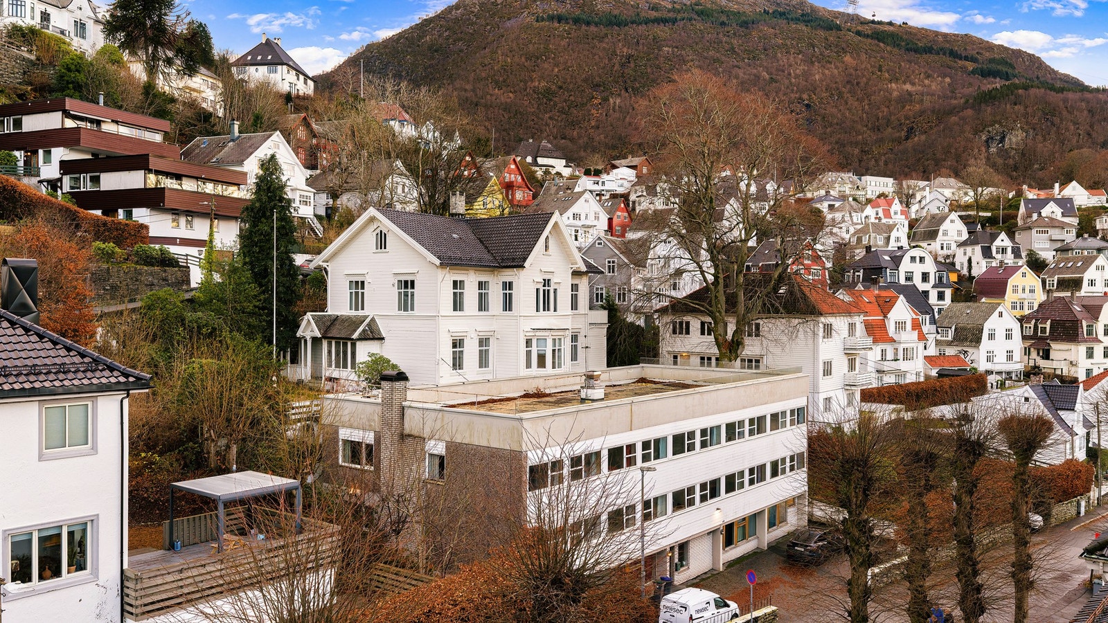 Her får man en sjelden mulighet til å sikre seg to næringsbygg med attraktiv beliggenhet på Kalfaret. Galleribilde