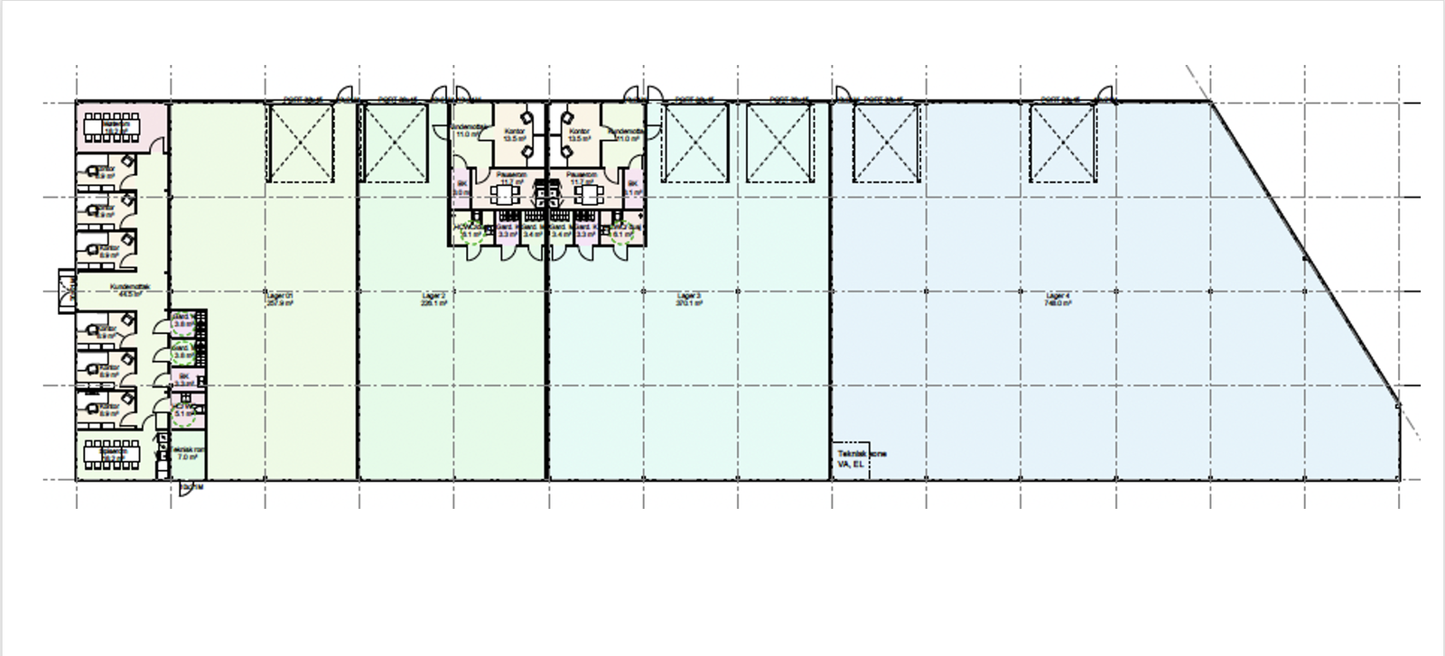 Plantegning Galleribilde