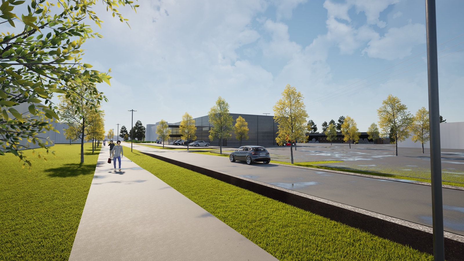 Illustrasjon av potensielt bygg Galleribilde