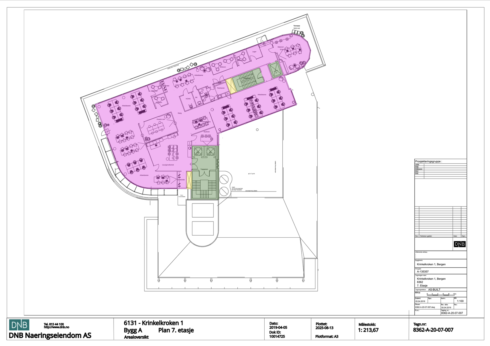 Plantegning Krinkelkroken Galleribilde