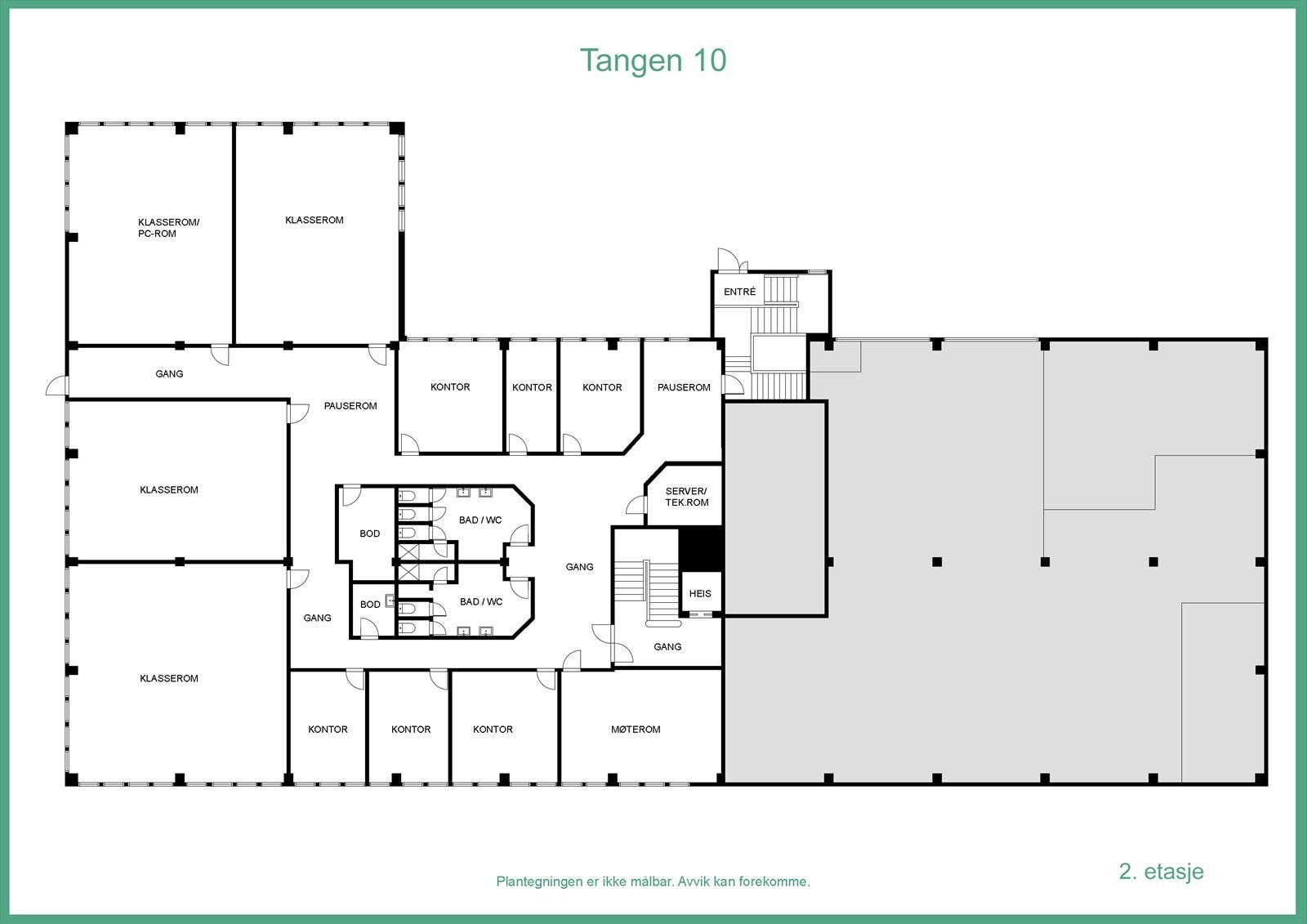 Plantegning Galleribilde