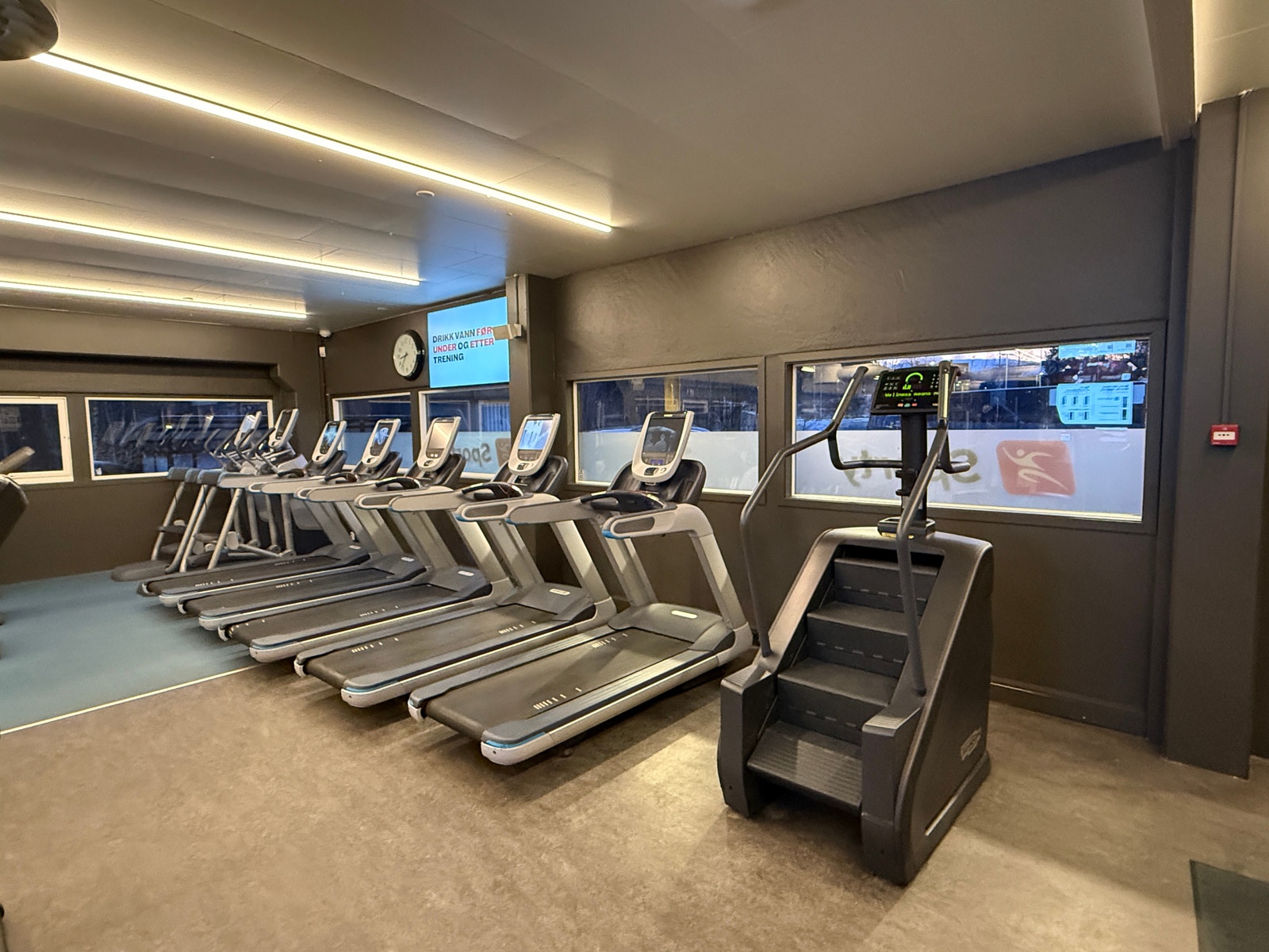 Treningslokalene som blir disponible. Galleribilde