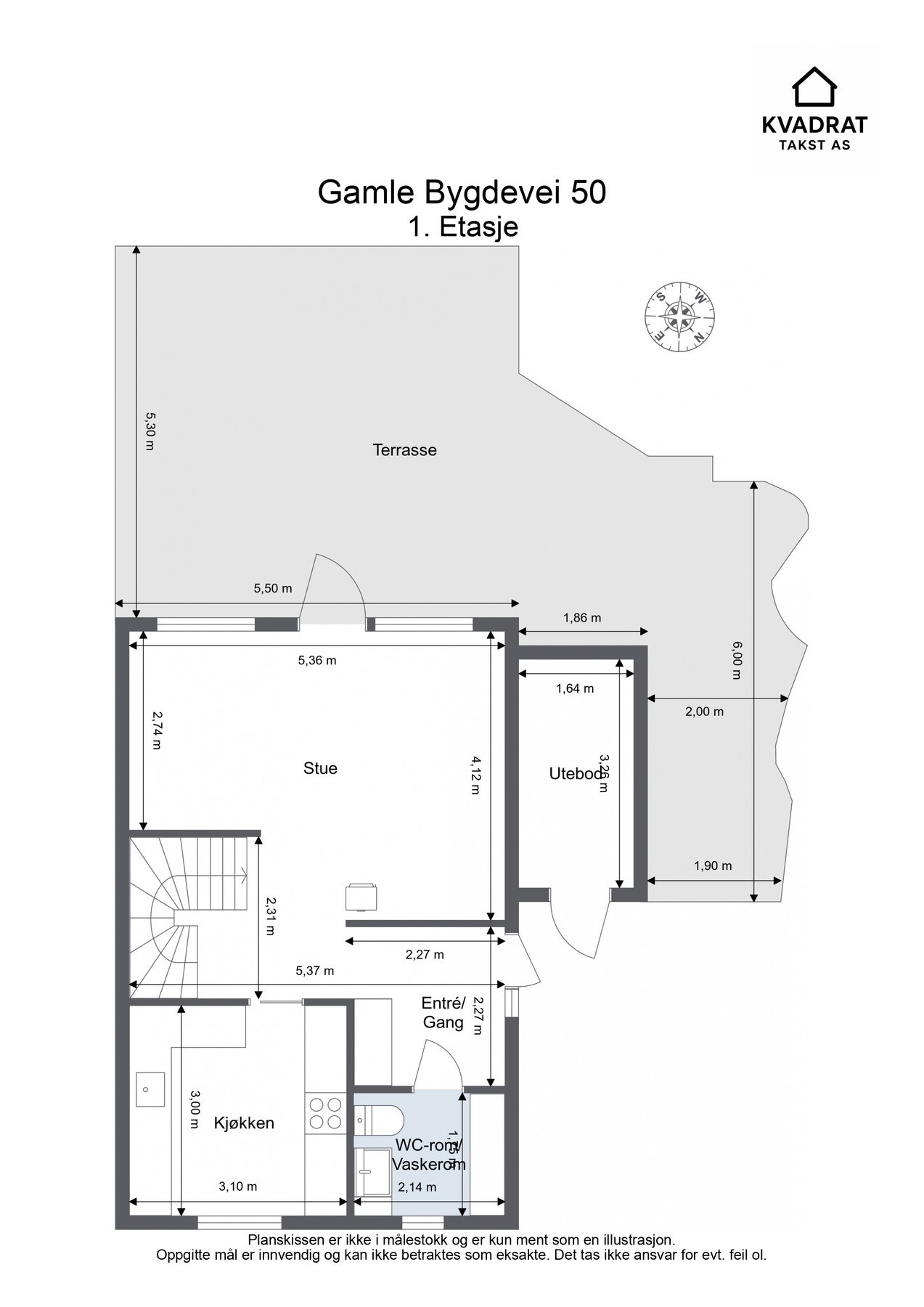 Planskisse 1.etasje. Galleribilde