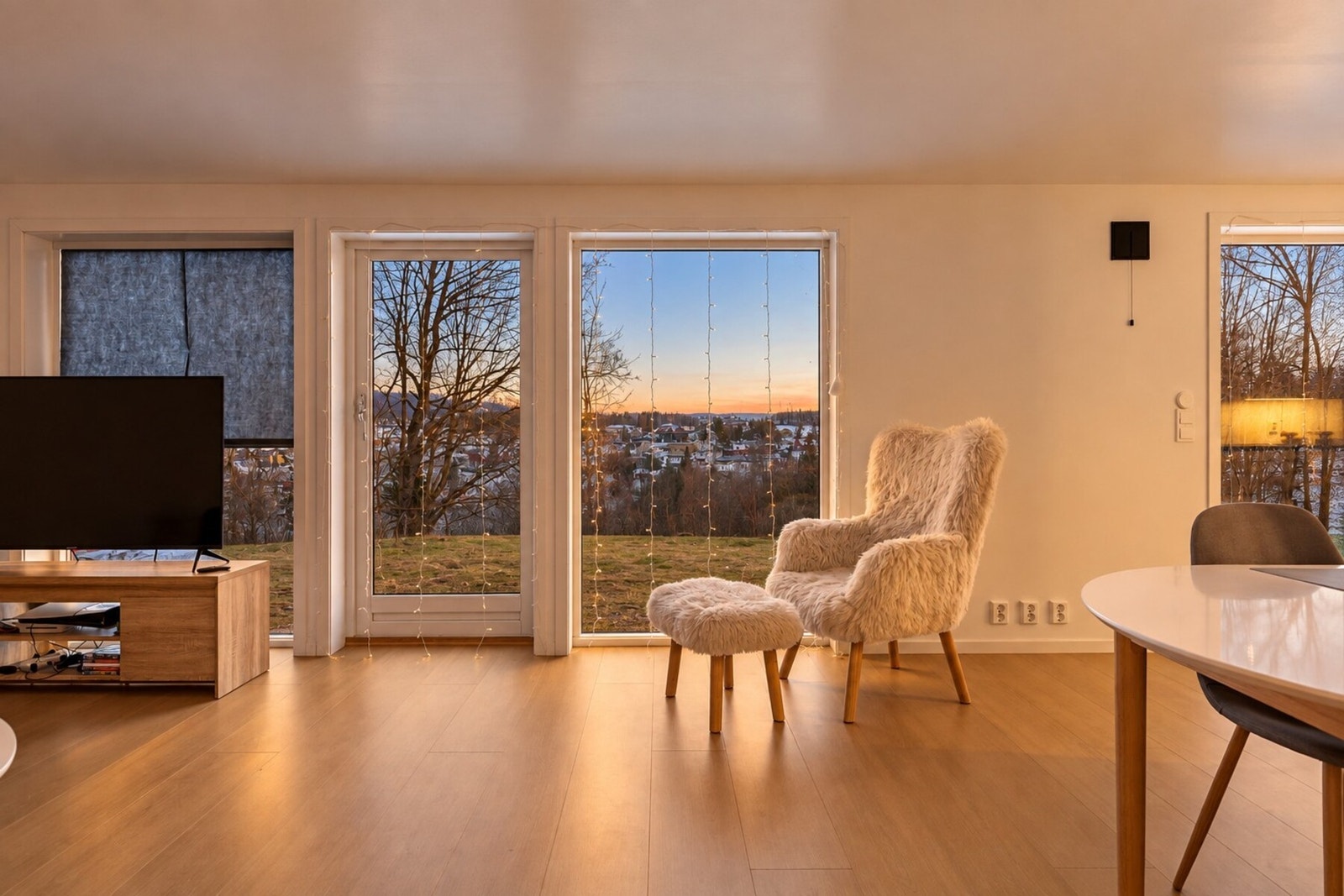 Bildet er AI-redigert for å illustrere kveldsstemning. Avvik fra faktiske forhold kan forekomme. Galleribilde